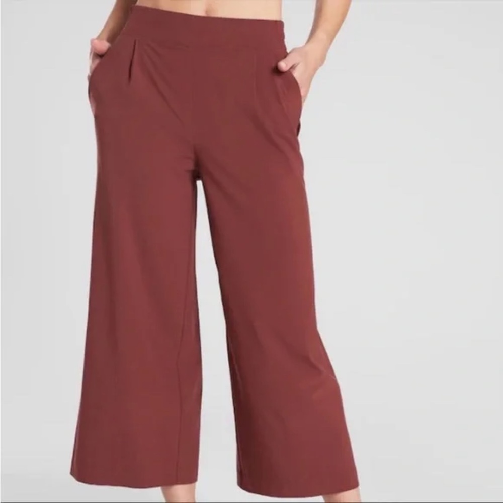 Athleta Brooklyn Wide Leg Crop Pants